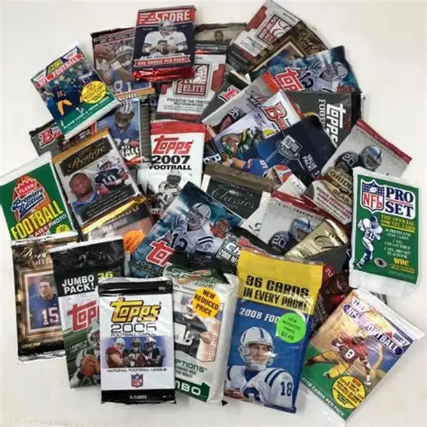 Sealed sports card packs